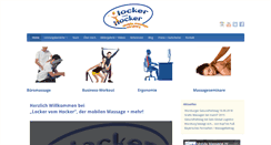 Desktop Screenshot of lockervomhocker.com